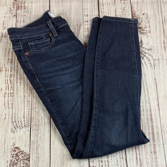 Paige “HOXTON CROP” skinny blue jeans Size 27 - Picture 10 of 12